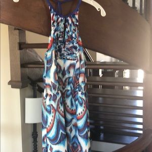 Bebe high low maxi dress size medium